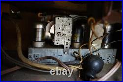 Vintage 1939 Philco Broadcast Receiver Phonograph Model 40-502 Turntable Works