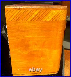 Vintage 1939 Philco Tube AM Radio Model 39-7 Antique Wood Art Deco