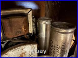 Vintage 1939 Philco Tube AM Radio Model 39-7 Antique Wood Art Deco