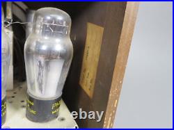 Vintage 1939 Philco Tube AM Radio Model 39-7 Antique Wood Art Deco