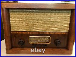 Vintage 1939 RCA Victor Radio Model 96T6 AM Table Short Wave Radio-for Repair