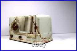 Vintage 1939 Silvertone Art Deco Old Swirled Marbled Color Bakelite Tube Radio Vintage 1939 Silvertone Art Deco Old Swirled Marbled Color Bakelite Tube Radio