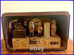 Vintage 1939 Sparton Of Canada Tube Radio 5441 Broadcast & Short Wave, Working
