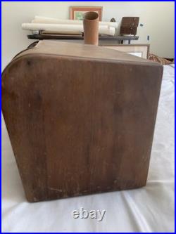 Vintage 1940-41 Hoffman A-300 Tube Radio WORKING Art Deco Wood AM Los Angeles
