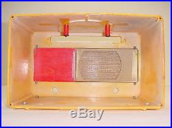Vintage 1940 Garod 6AU-1 Commander Butterscotch Red Catalin Tube Radio Project
