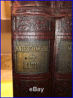 Vintage 1940 Rare Sentinel Book/Radio model 283V in good condition. Reduced