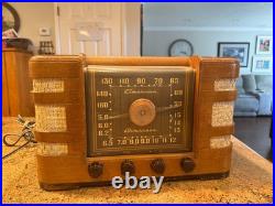 Vintage 1940'S Crosley American Overseas 66TC Tube Radio SEE VIDEO