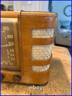 Vintage 1940'S Crosley American Overseas 66TC Tube Radio SEE VIDEO