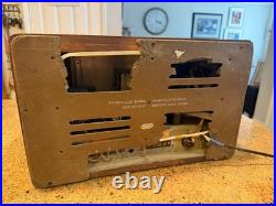 Vintage 1940'S Crosley American Overseas 66TC Tube Radio SEE VIDEO