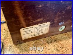Vintage 1940'S Crosley American Overseas 66TC Tube Radio SEE VIDEO