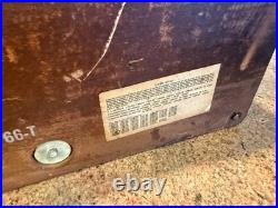 Vintage 1940'S Crosley American Overseas 66TC Tube Radio SEE VIDEO