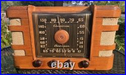 Vintage 1940'S Tube Radio Crosley American Overseas Model 66tc Cord Rough