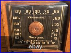 Vintage 1940'S Tube Radio Crosley American Overseas Model 66tc Cord Rough
