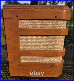 Vintage 1940'S Tube Radio Crosley American Overseas Model 66tc Cord Rough