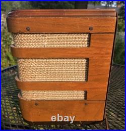 Vintage 1940'S Tube Radio Crosley American Overseas Model 66tc Cord Rough