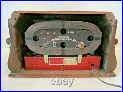 Vintage 1940 Stromberg Carlson Tabletop Tube Radio 500S Working Light Sound