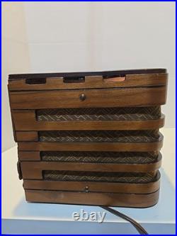 Vintage 1940 Zenith 6-S-439 Tube Radio Chassis 5678 Art Deco Wood WORKS GREAT