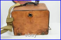 Vintage 1940 Zenith Wave Magnet Tube Radio Vacuum Audio Stereo Antique Collector