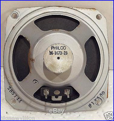 Vintage 1940's/50's PHILCO 36-1680-4 TUBE RADIO SPEAKER Working, Alnico, Ford