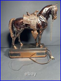 Vintage 1940's Abbotwares Z477 Standing Horse Radio Bronze & Cooper