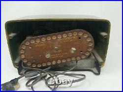 Vintage 1940's Bendix 526C Catalin Radio Untested