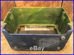 Vintage 1940's Bendix art deco bakelite emerald green catalin antique tube radio