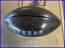 Vintage 1940's Empire Football Gridiron Tube Radio Amarillo TEXAS RARE