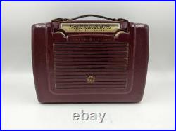 Vintage 1940's GE General Electric Model 150 Portable AM Radio