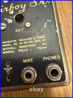 Vintage 1940's Mitchell Airboy Sr. Aviation AT-92-50 Navigation Receiver & Trans