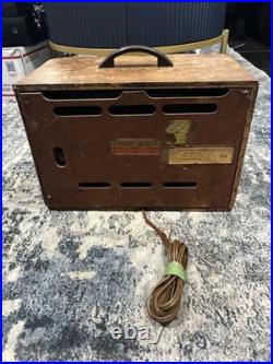 Vintage 1940's Philco 40-125 Wood Case Tabletop Tube Radio AM (READ)