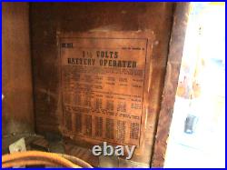 Vintage 1940's Sentinel Tube Radio Model 175BTW UNTESTED