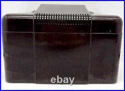Vintage 1940's Setchell Carlson 408 Frog Eyes AM Bakelite 2 Tone Tube Radio
