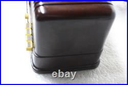 Vintage 1940's Silvertone Candy Cane Bakelite Tube Radio 3351 Powers on Vintage 1940's Silvertone Candy Cane Bakelite Tube Radio 3351 Powers on