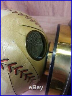 Vintage 1940's Trophy Official League Baseball Novelty Radio. Needs restoration