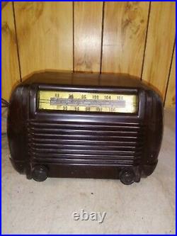 Vintage 1940s Antique Fada Tube FM receiver converter to AM