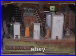 Vintage 1940s Antique Fada Tube FM receiver converter to AM