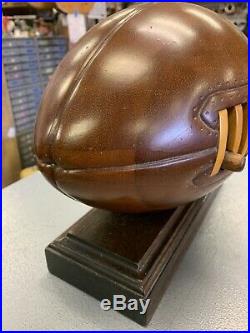 Vintage 1940s The Gridiron RARE Wood Football Tube Radio by Empire for repair