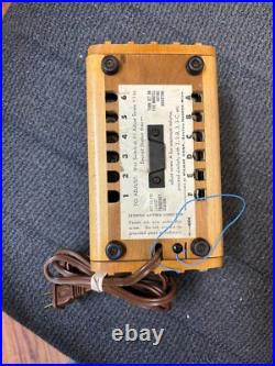 Vintage 1940s WILMAK BENTON Denchum Personal Radio TUBE RADIO