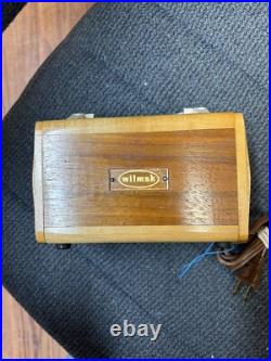 Vintage 1940s WILMAK BENTON Denchum Personal Radio TUBE RADIO