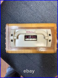 Vintage 1940s WILMAK BENTON Denchum Personal Radio TUBE RADIO