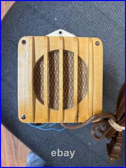 Vintage 1940s WILMAK BENTON Denchum Personal Radio TUBE RADIO