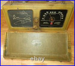 Vintage 1941 1942 Zenith Long Distance Tube Radio Model 6G601M with Wave Magnet