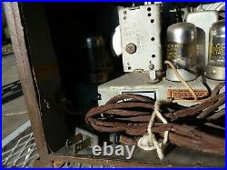 Vintage 1941 Philco 41-220 Tabletop Tube Radio Old Electronics Machine Decor