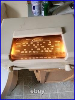 Vintage 1941 Remler Scottie 5100 AM Tube Radio Ivory Plaskon Excellent, Works Vintage 1941 Remler Scottie 5100 AM Tube Radio Ivory Plaskon Excellent, Works