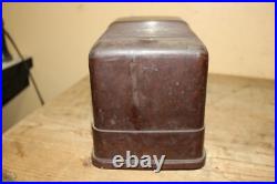 Vintage 1941 Silvertone Candy Cane 7024 Tube Radio Bakelite Case
