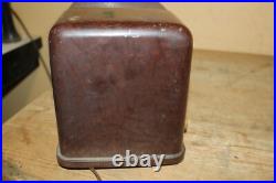 Vintage 1941 Silvertone Candy Cane 7024 Tube Radio Bakelite Case
