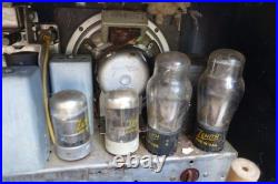 Vintage 1941 Zenith Tube Radio Model 6S527 As Found Untested