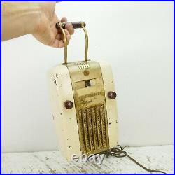 Vintage 1945 Bakelite H-127 Westinghouse Little Jewel Refrigerator Radio
