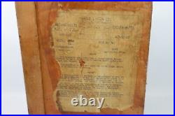 Vintage 1945 Harold Lifton 92-1 Wood Table Tube Radio Made in USA Parts Repair