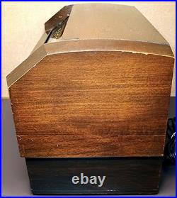Vintage 1945 RCA Victor Model 56X3 Mahogany Cabinet Vacuum Tube Radio (restored)